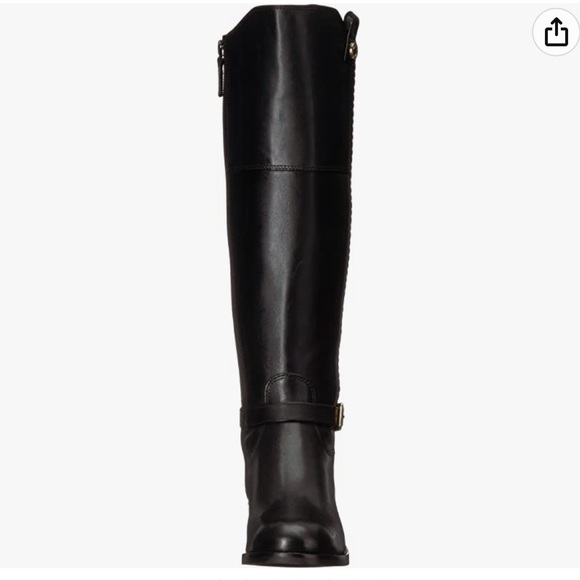 COLE HAAN Galina Belted Leather Knee High Boots - Picture 7 of 10